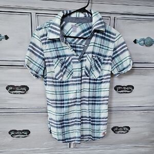 Carhartt Plaid Short Sleeve Button-Up Shirt